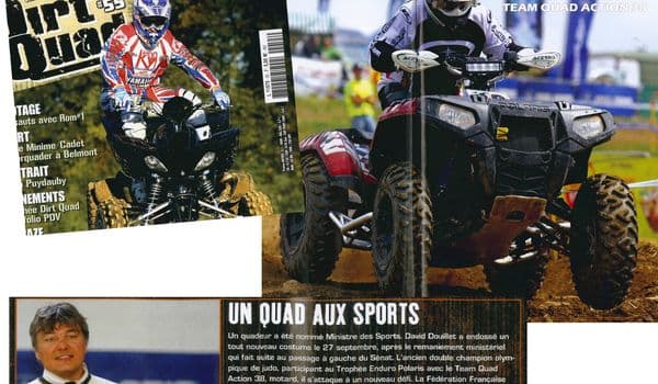 Article David Douillet Didier Team Quad Action 38 Dans Dirt Quad Octobre 2011 86599238