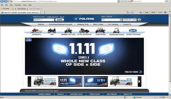 Article Polaris Industries 2011 Surprise 63504776