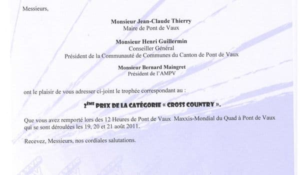 Article Pont De Vaux 2011 83260286