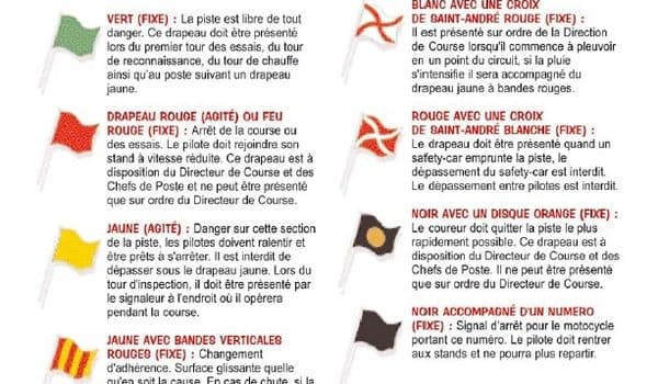 Article Signification Des Drapeaux Sur Les Courses 89448959