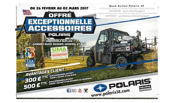 Nouvelles Offres Polaris 2017