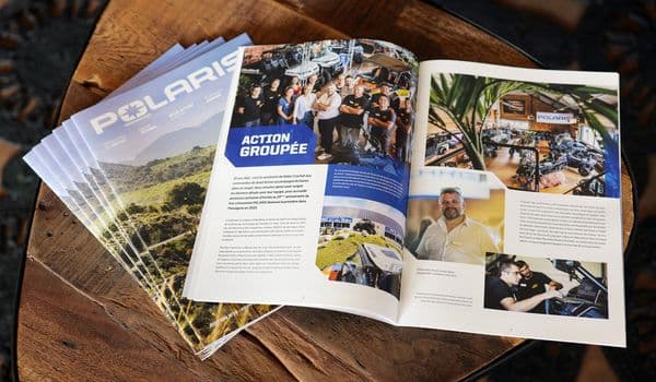 Quad Action Dans Le Polaris Magazine 2024 2025