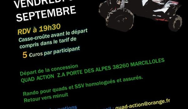 Rando Nocturne En Quad Ou En Ssv