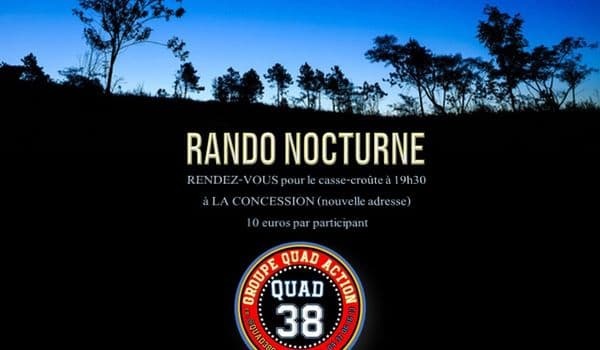 Rando Nocturne Vendredi