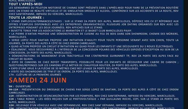 Programme Des Portes Ouvertes 2023 | Blog Groupe Quad Action